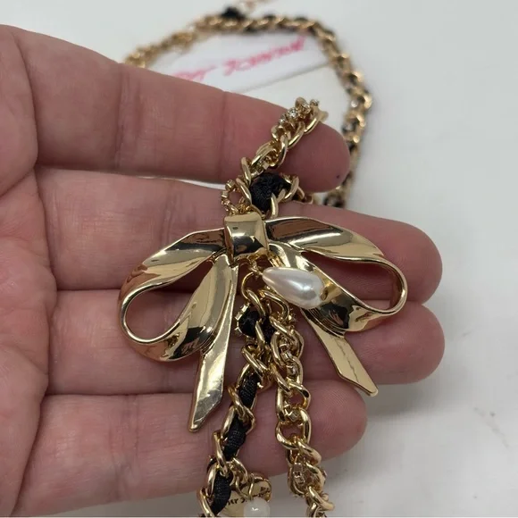 Betsey Johnson Going All Out Makeup Charm Necklace NWT